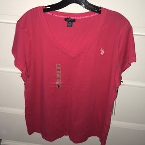 U.S Polo Assn. Salmon Tee